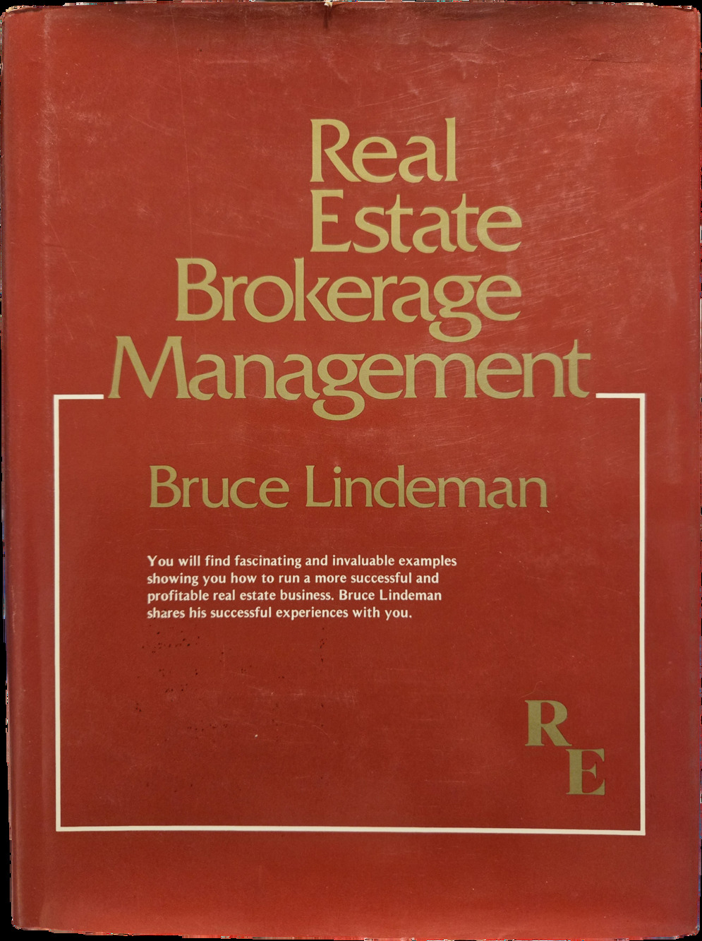 Real Estate Brokerage Management Hardcover Bruce Lindeman 1981 Reston Textbook